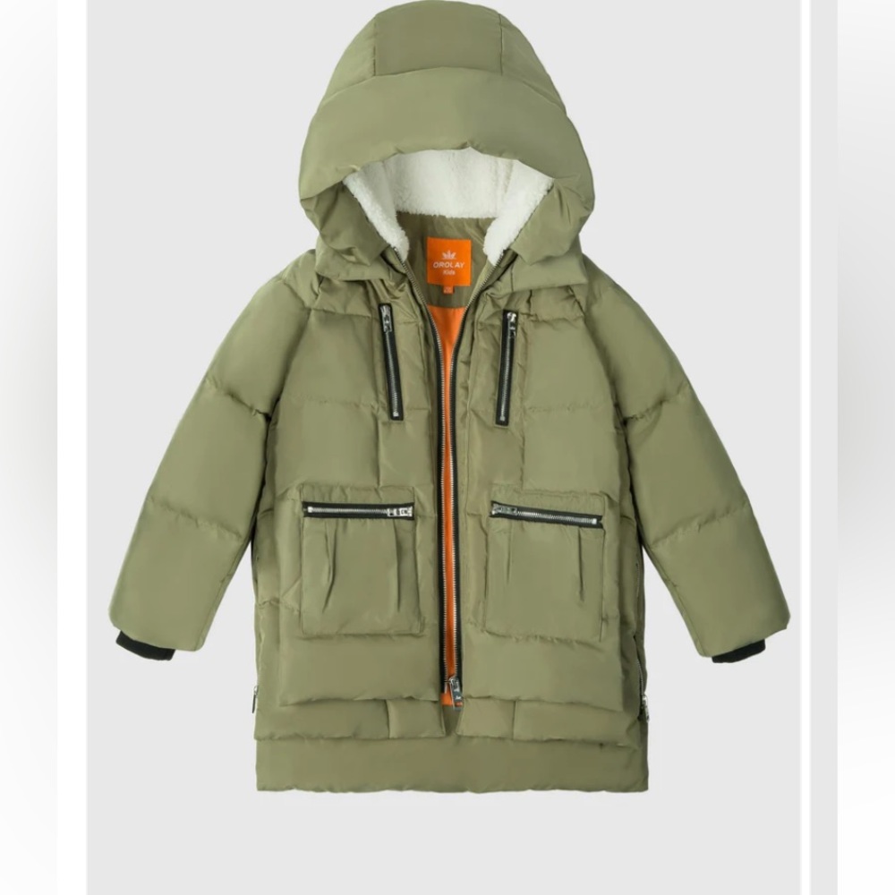 Orolay thickened down hooded down coat
